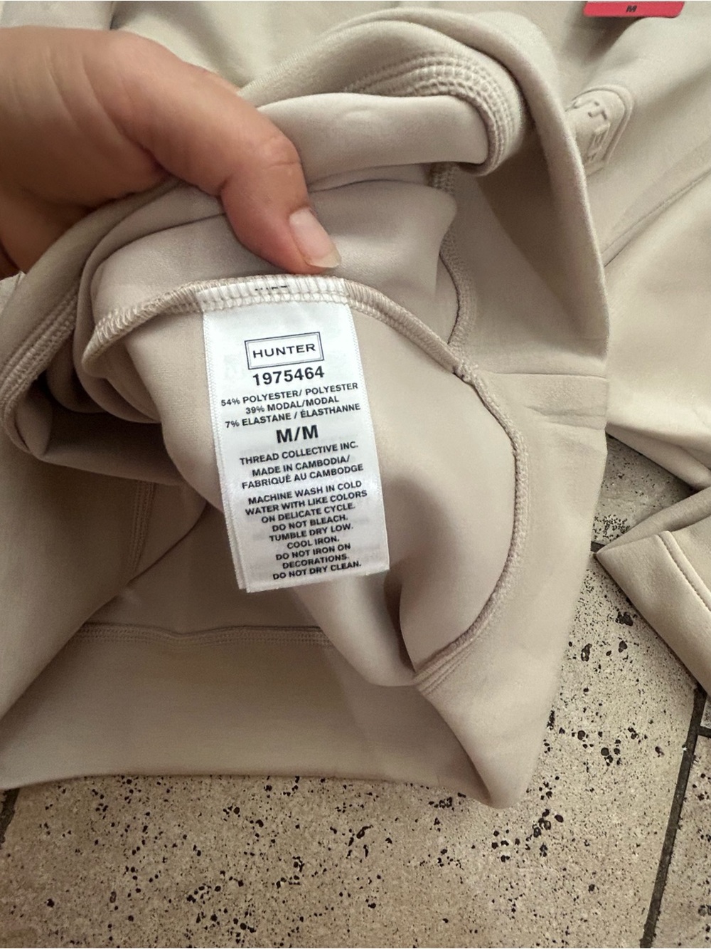 NWT Hunter Men's Sweatshirt tan - Picture 2 of 10
